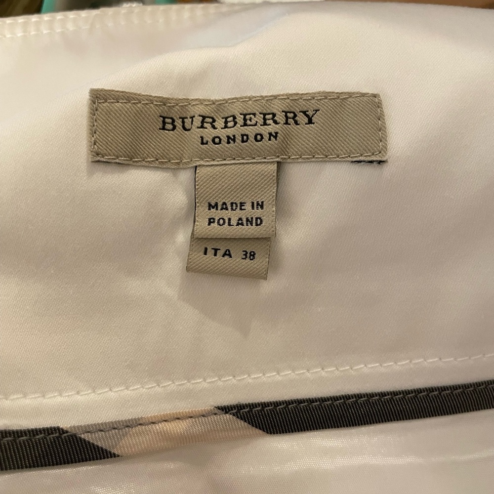 Burberry Cream Pencil Skirt 38 italian - Picture 5 of 6